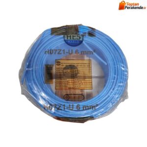 Hes Nya Kablo 6 Mm Mavi (H07z1-U) Halojen Free